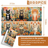 Eleganti gatti puzzle puzzle 1000 pezzi