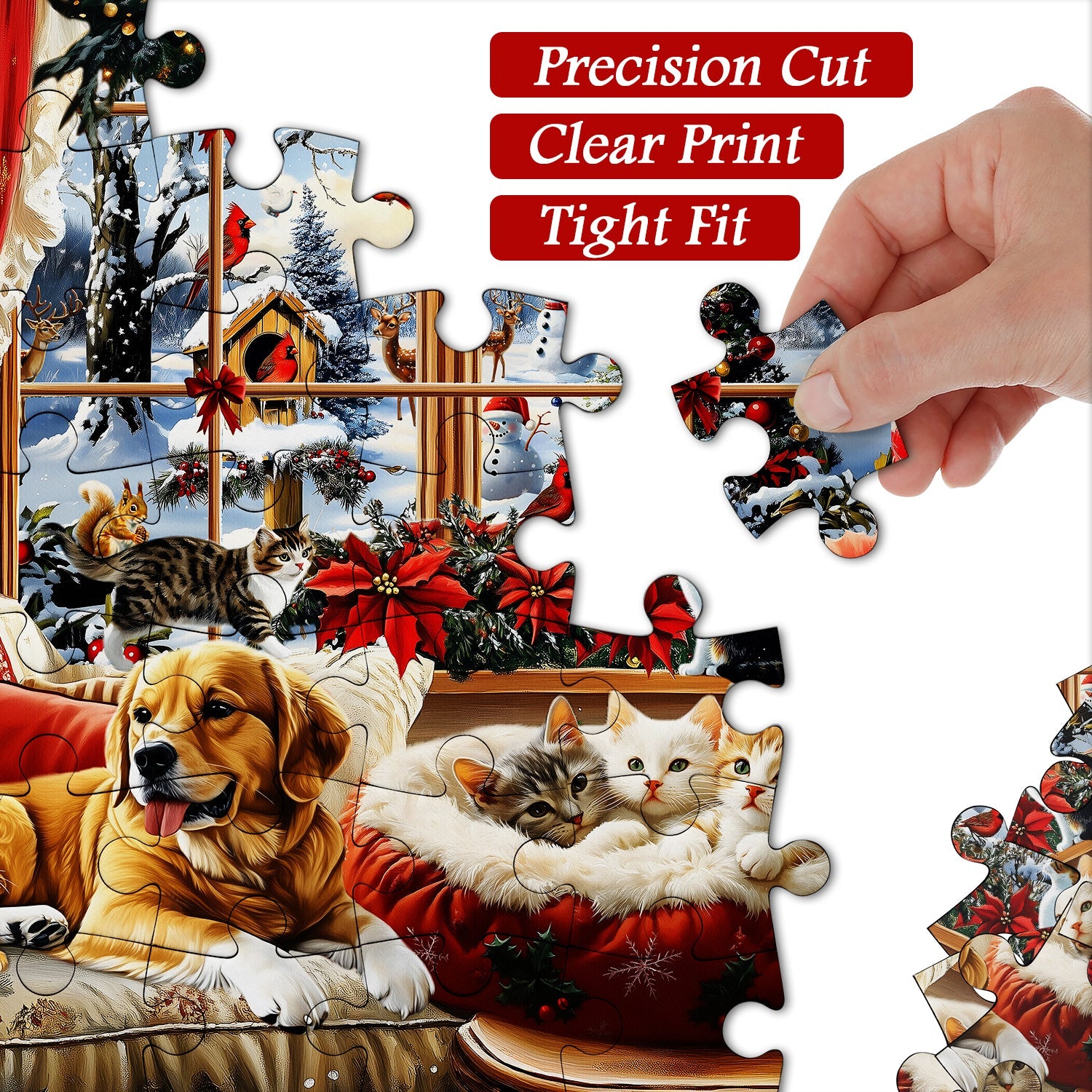 Natalizio soggiorno puzzle puzzle 1000 pezzi