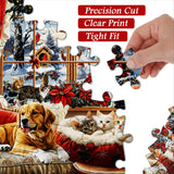 Natalizio soggiorno puzzle puzzle 1000 pezzi