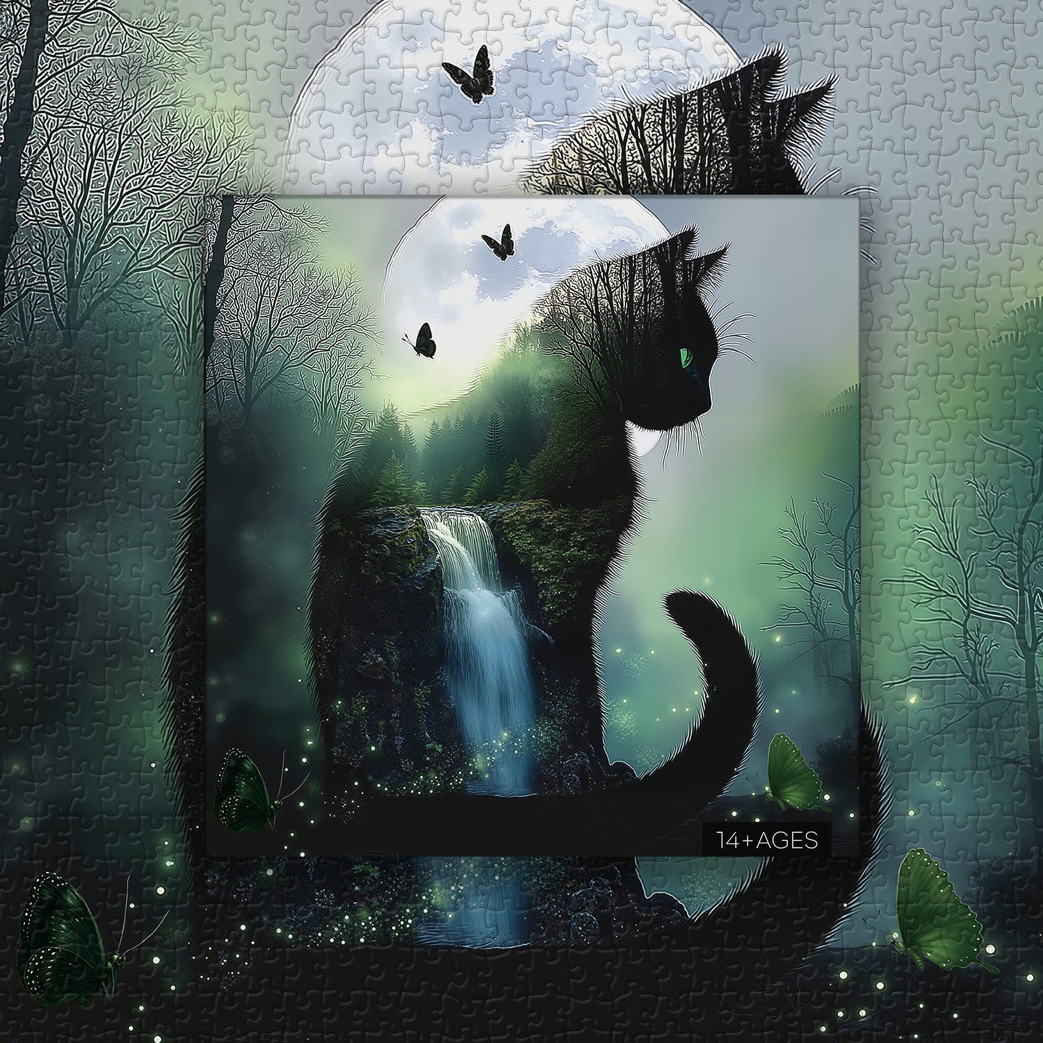 Forest Cat puzzle puzzle 1000 pezzi