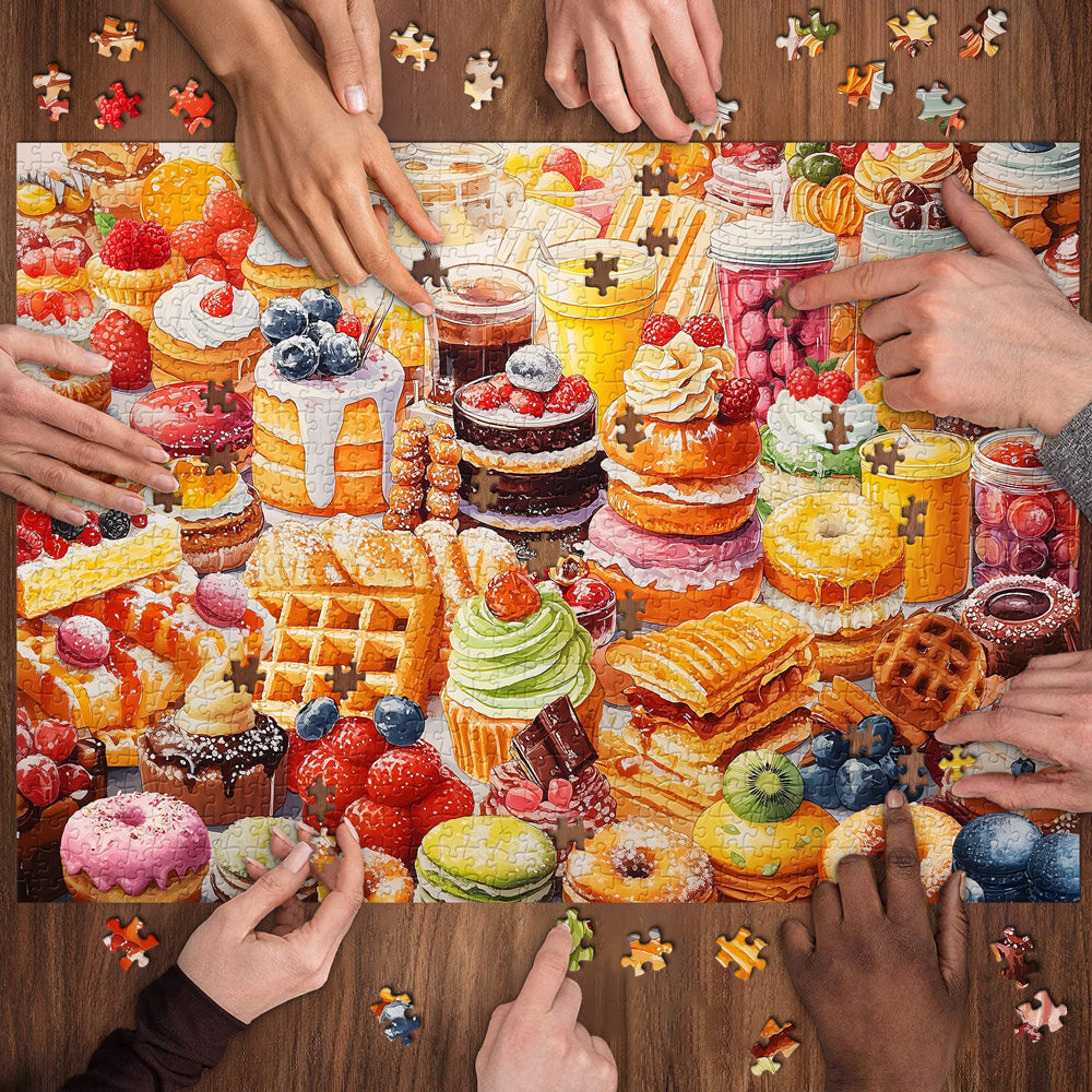 Sweet Feast Jigsaw Puzzle 1000 pezzi