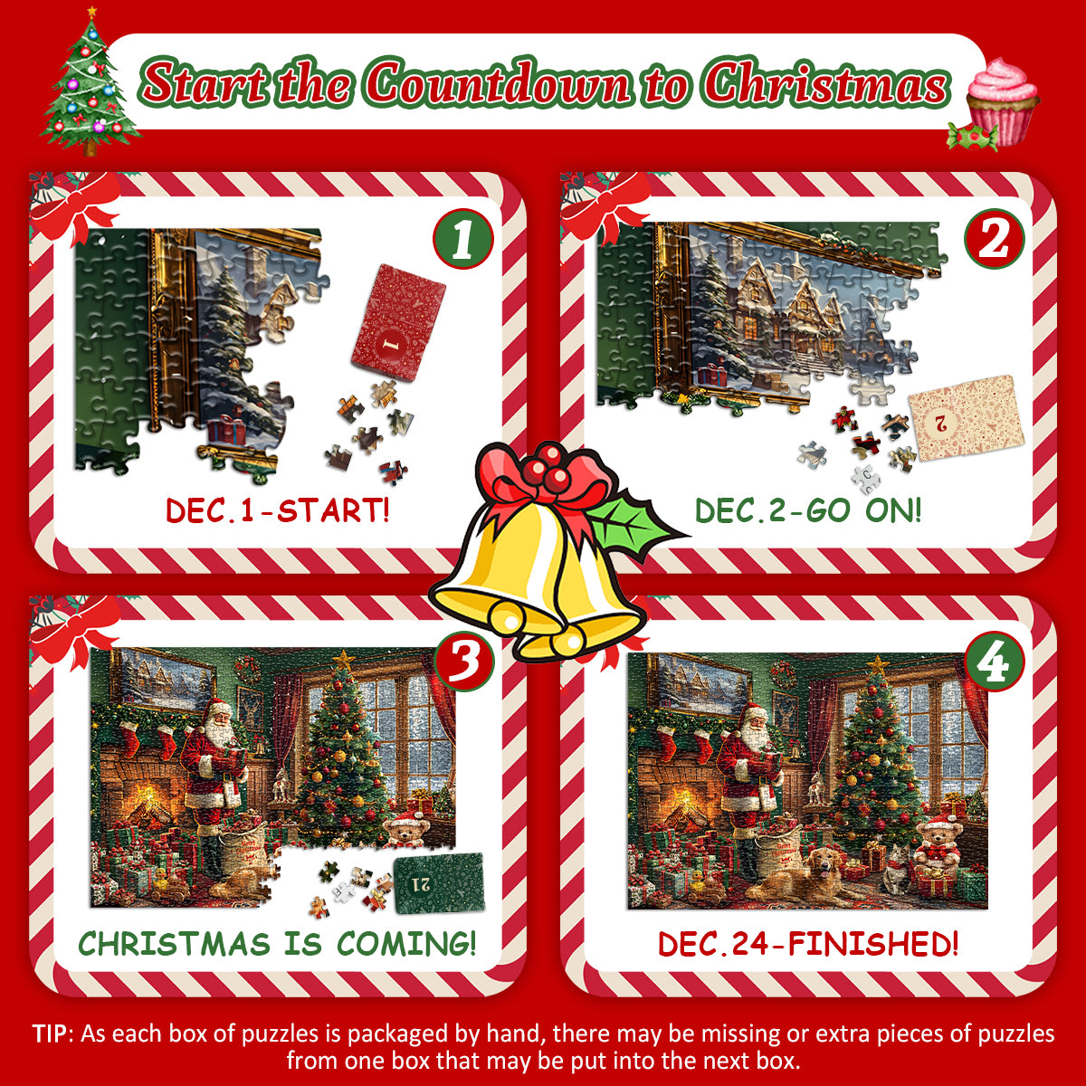 Casa di Natale puzzle puzzle 1000pcs