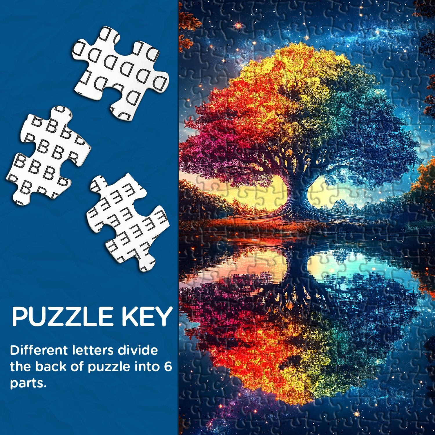 Starry Tree Jigsaw Puzzle 1000 Pieces