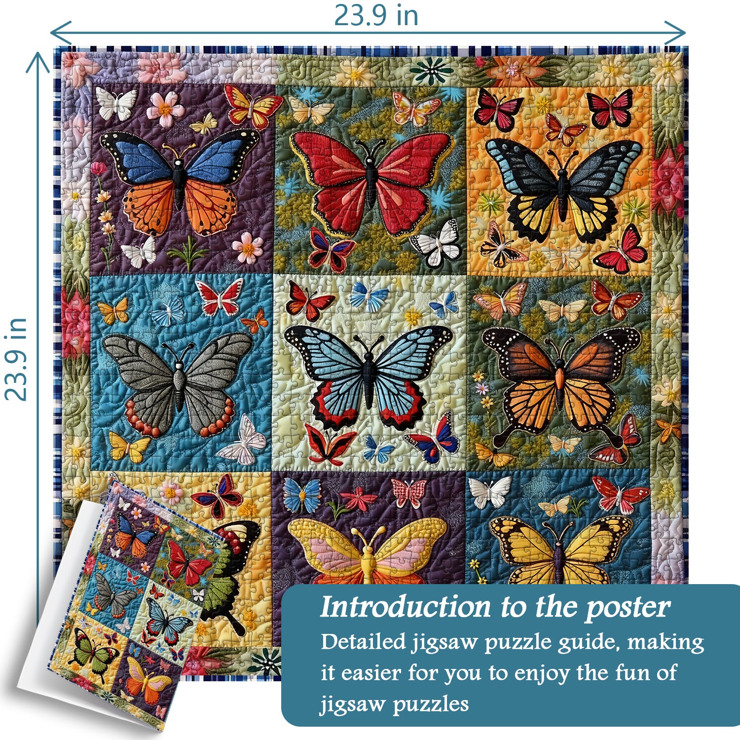 Butterfly Symphony Jigsaw Puzzle 1000 Pieces