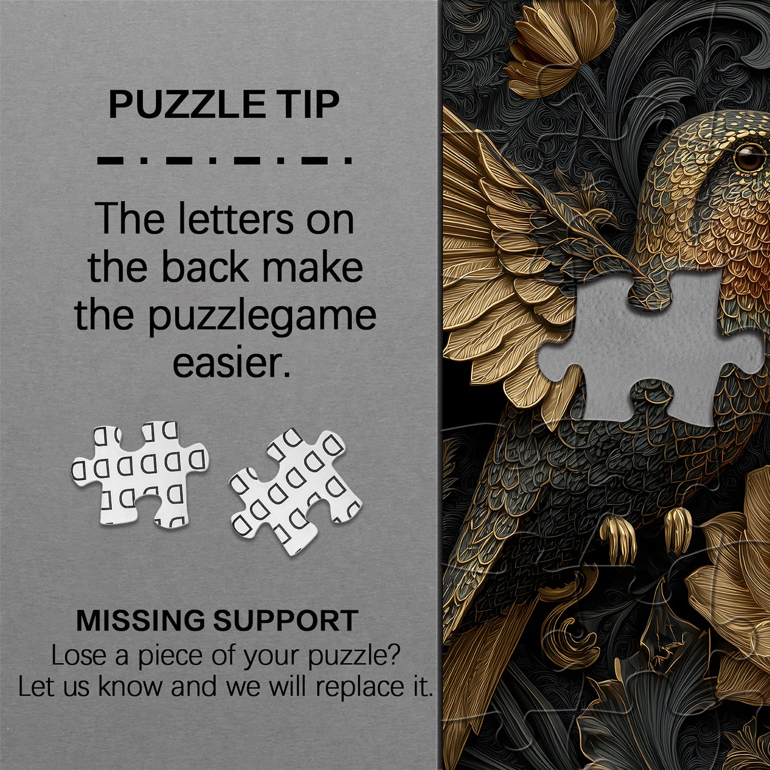 Golden Hummingbird Jigsaw Puzzle 1000 Pieces