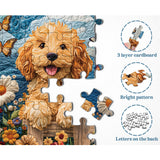 Cucciolo di giardino puzzle puzzle 1000 pezzi