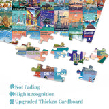 Cobines mondiales Puzzle de puzzle 1000 pièces