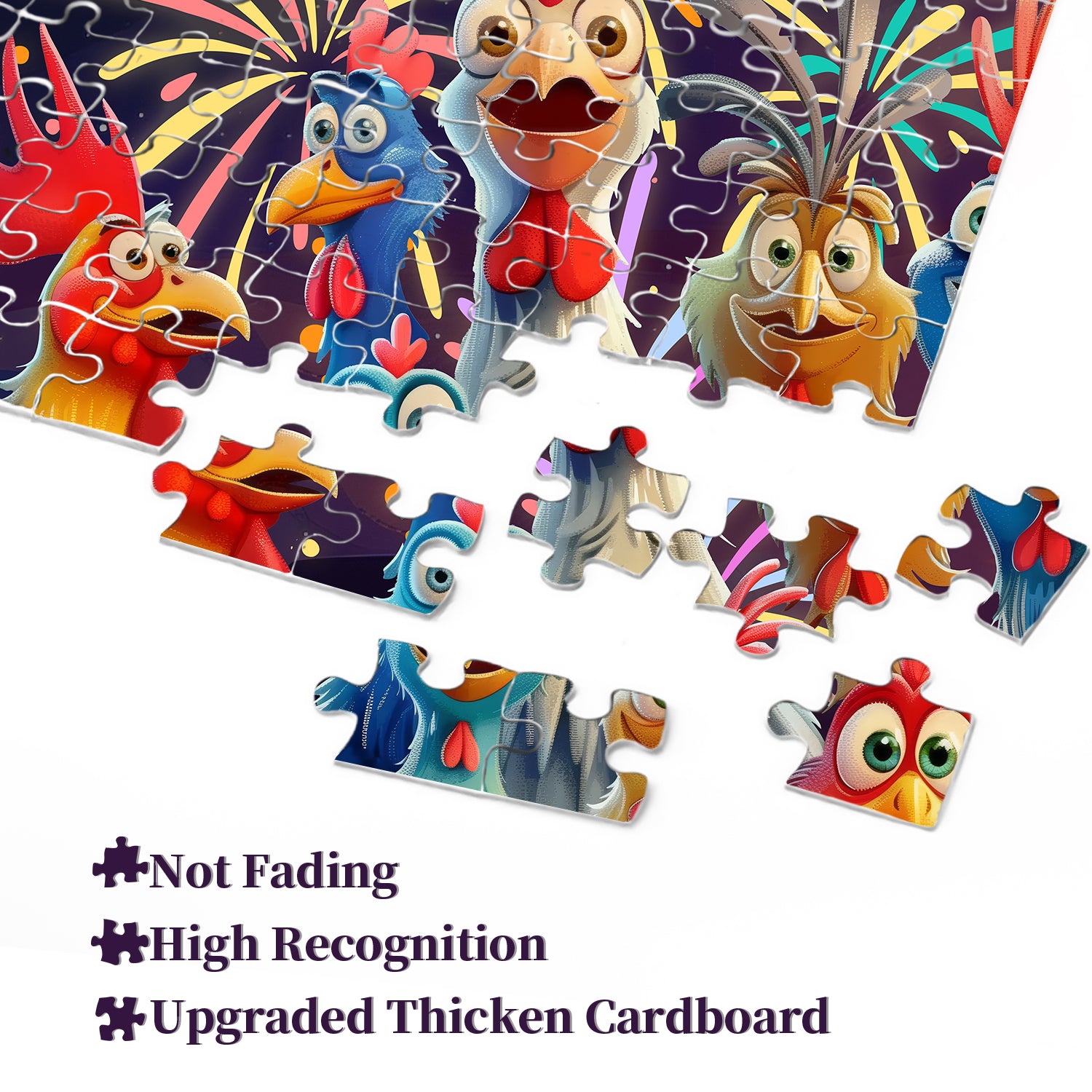 Happy Chicken Jigsaw Puzzle 1000 piezas