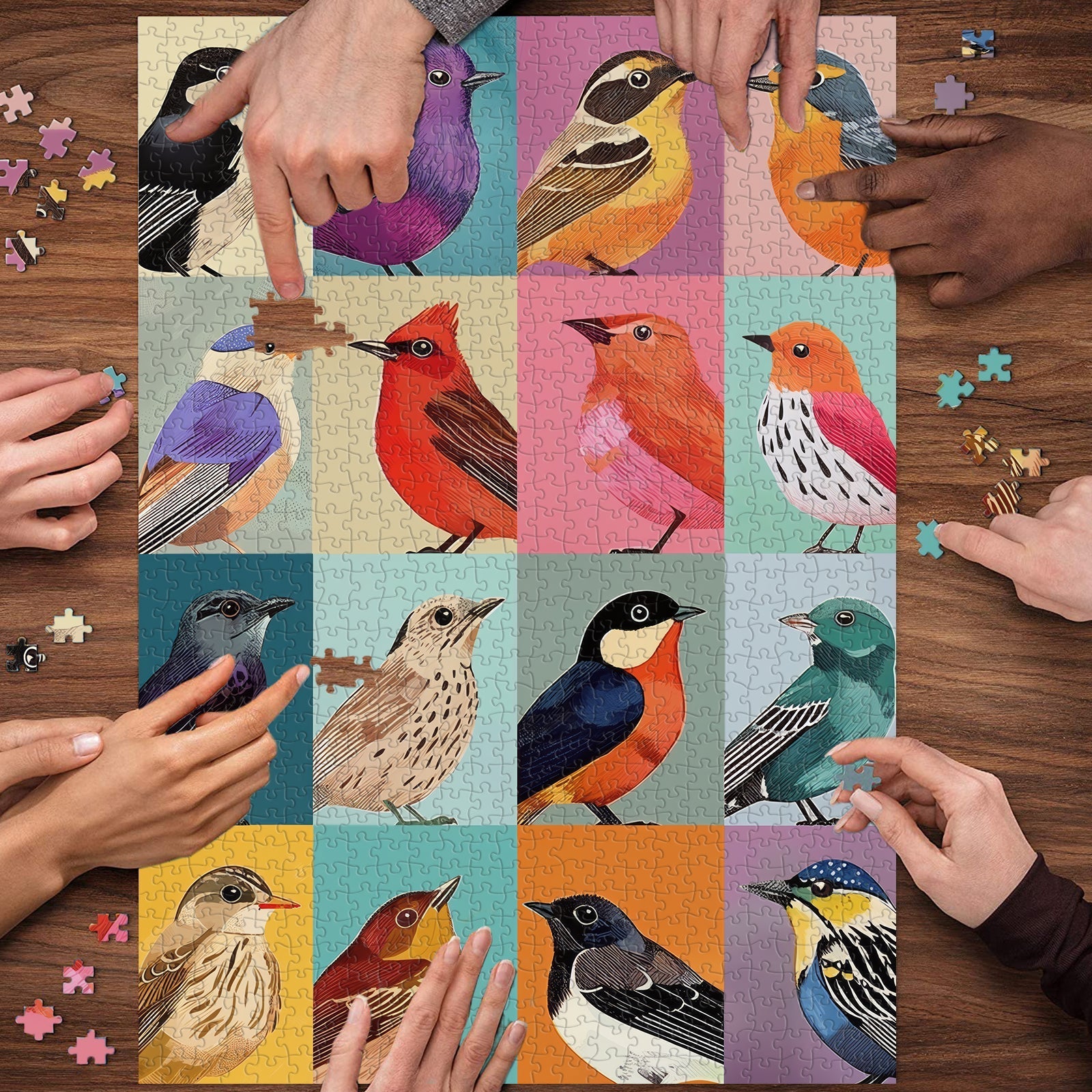Avian Friends puzzle puzzle 1000 pezzi