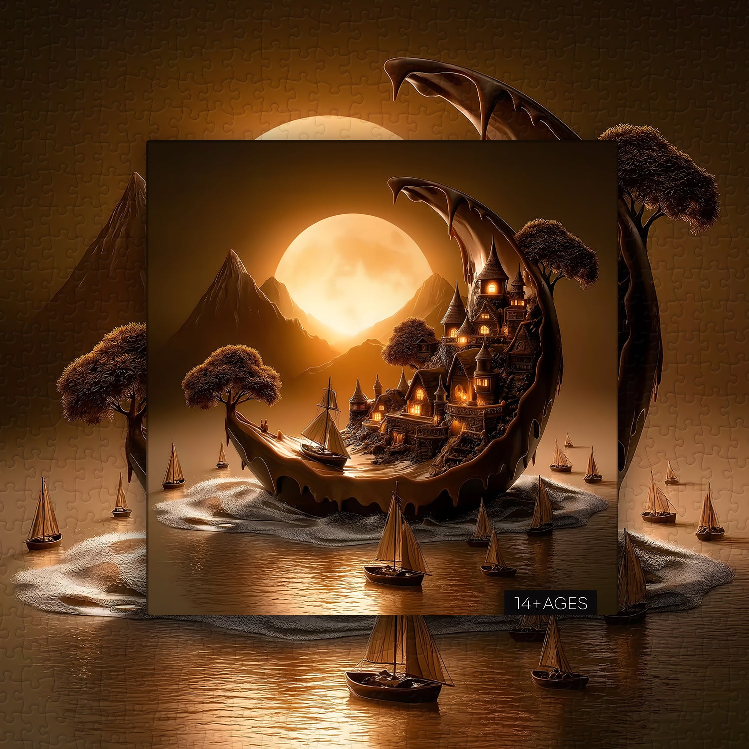 Moonlit Haven puzzle puzzle 1000 pezzi