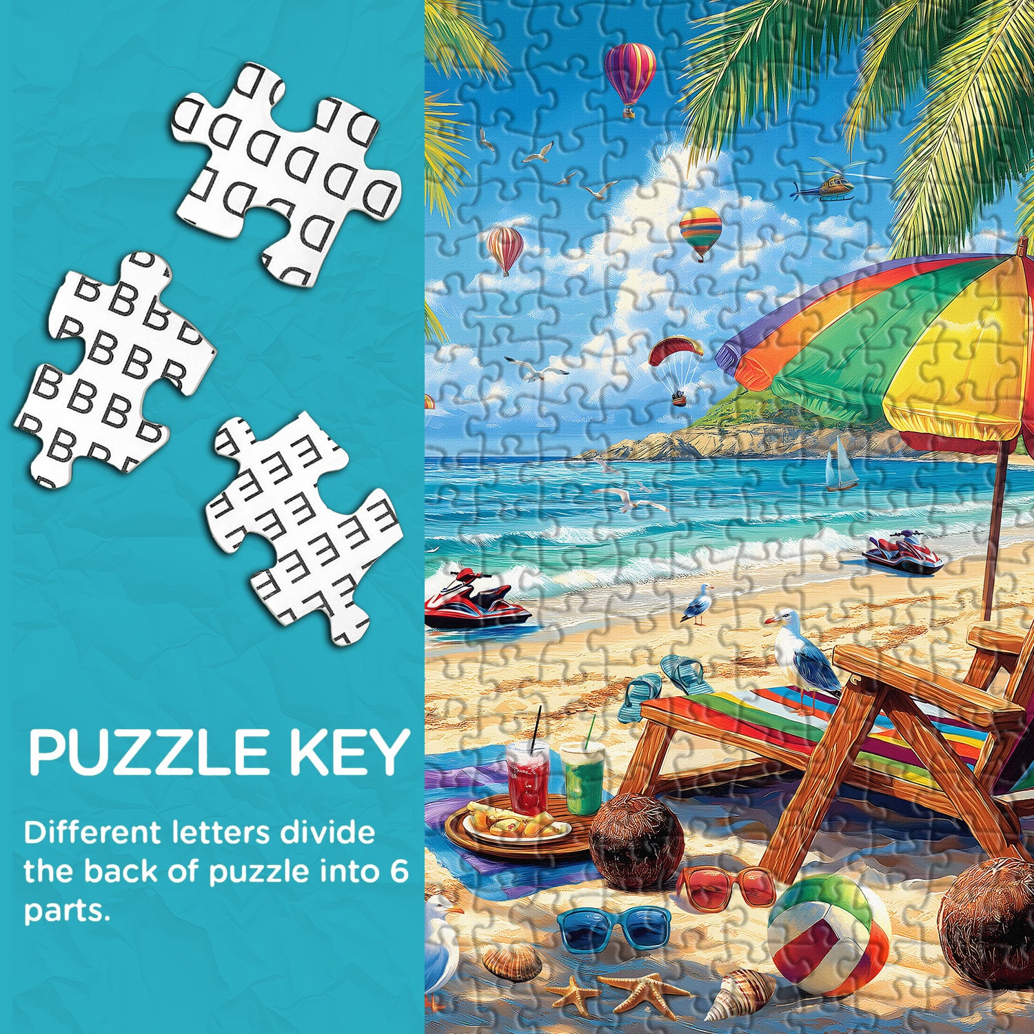 Summer Beach Collesaw Entra 1000 pezzi