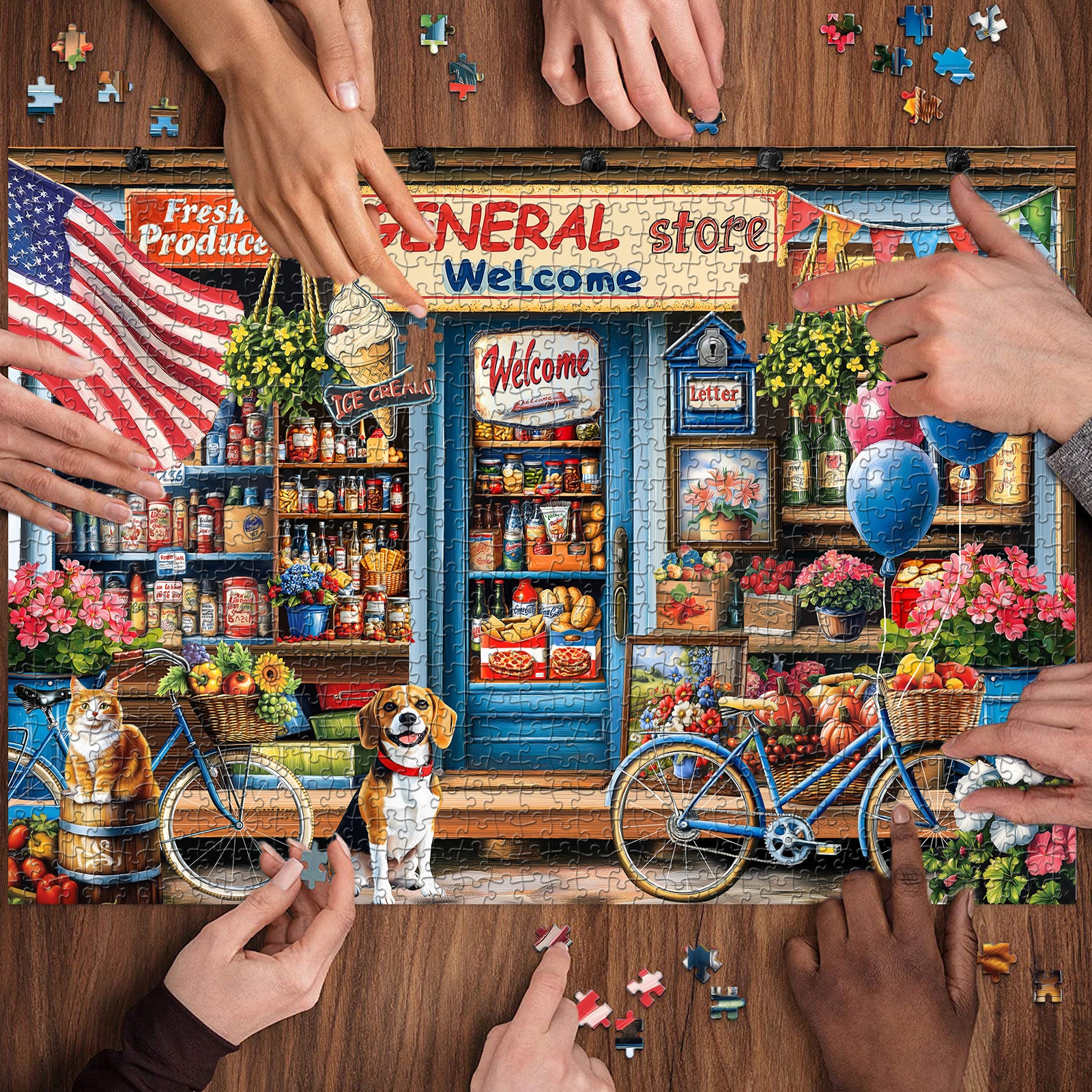 Puzzle vincitore del negozio 1000 pezzi