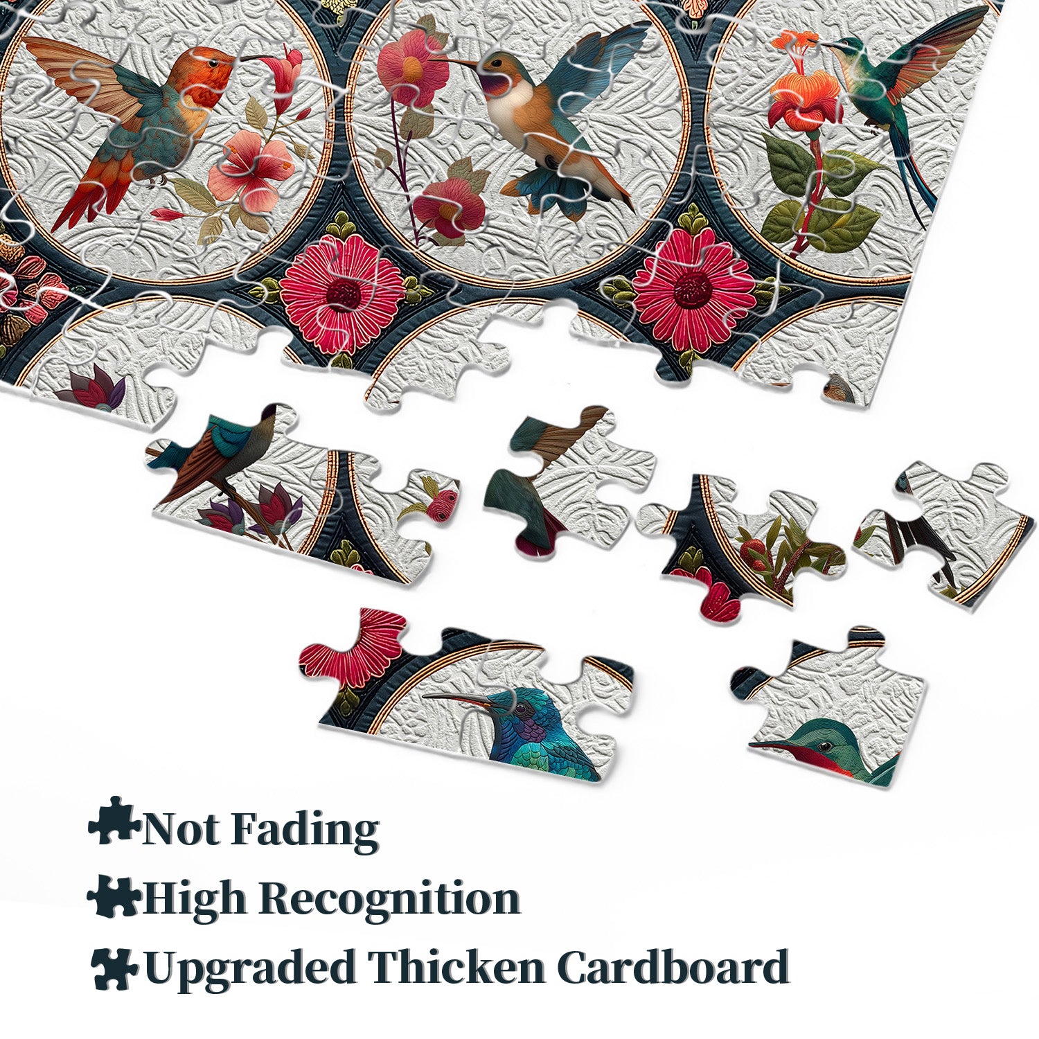 Hummingbirds tra i fiori puzzle puzzle 1000 pezzi