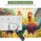 Happy Rooster Party Jigsaw Puzzle 1000 Pieces
