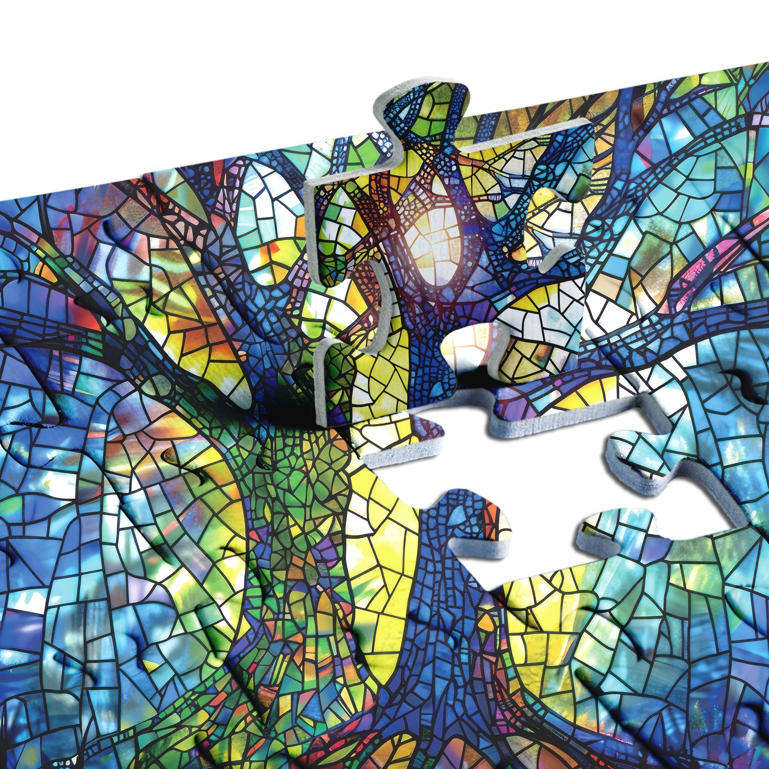 Verre vibrante Puzzle de puzzle 1000 pièces