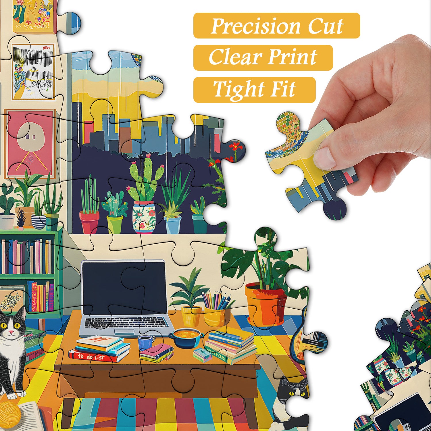 Puzzle per camera colorata puzzle 1000 pezzi