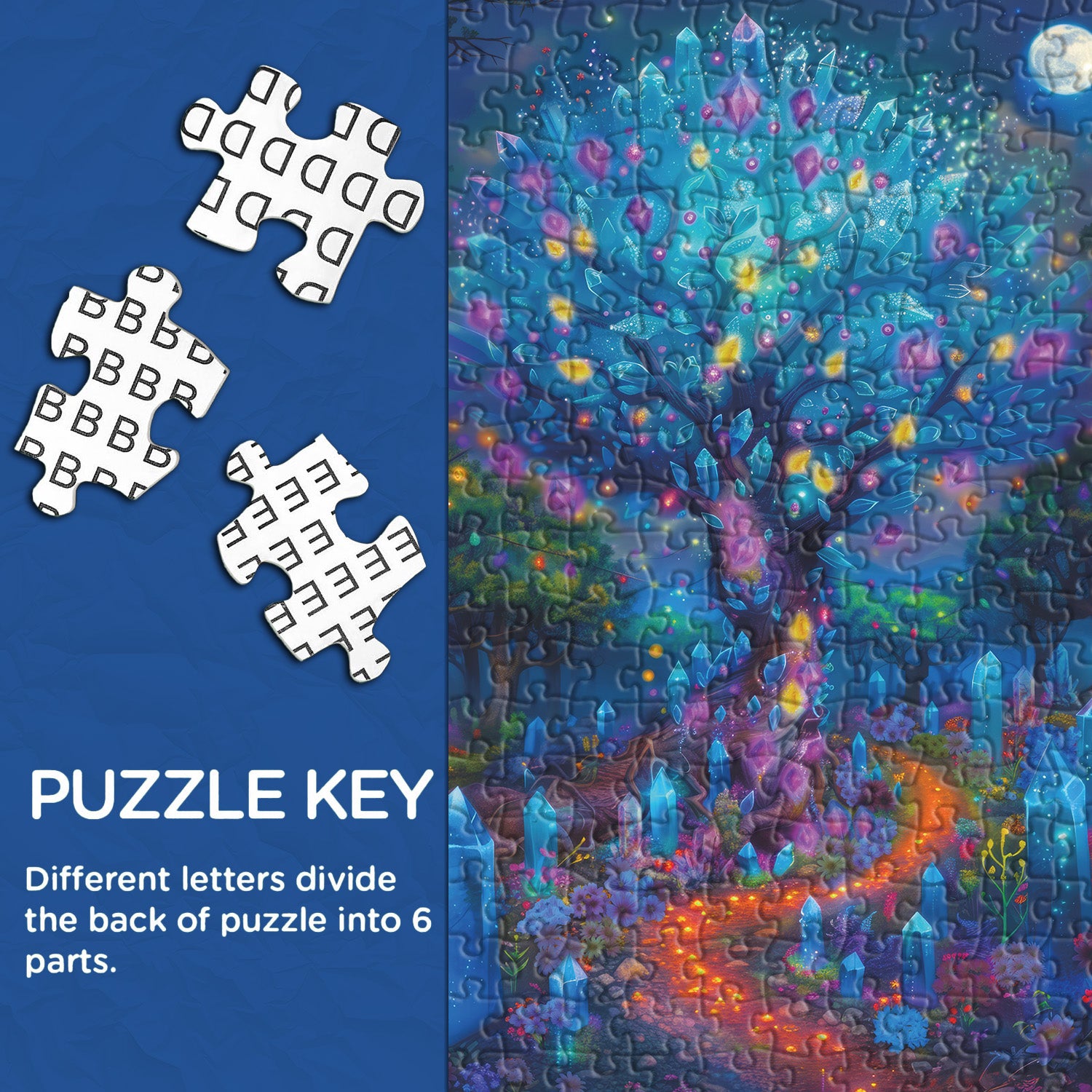 Puzzle a baldacchino di cristallo 1000 pezzi