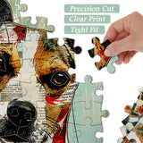 Pieni 1000 pezzi del puzzle per cani da capo 1000 pezzi