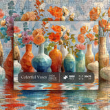 Vases colorées Puzzle 1000 pièces