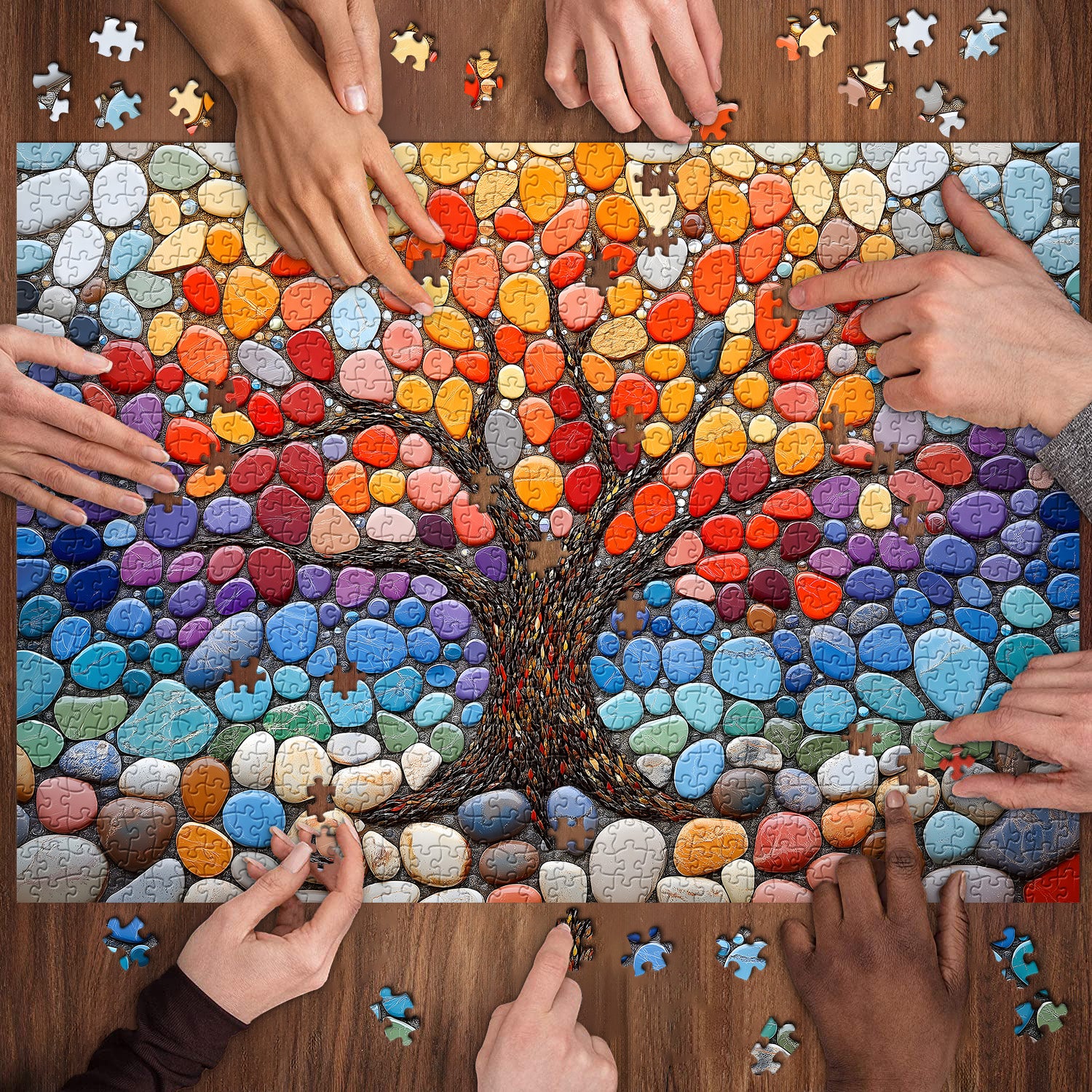 Stone Tree of Life puzzle puzzle 1000 pezzi
