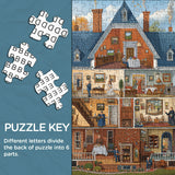 Automne Retro Villa Puzzle 1000 pièces 1000 pièces