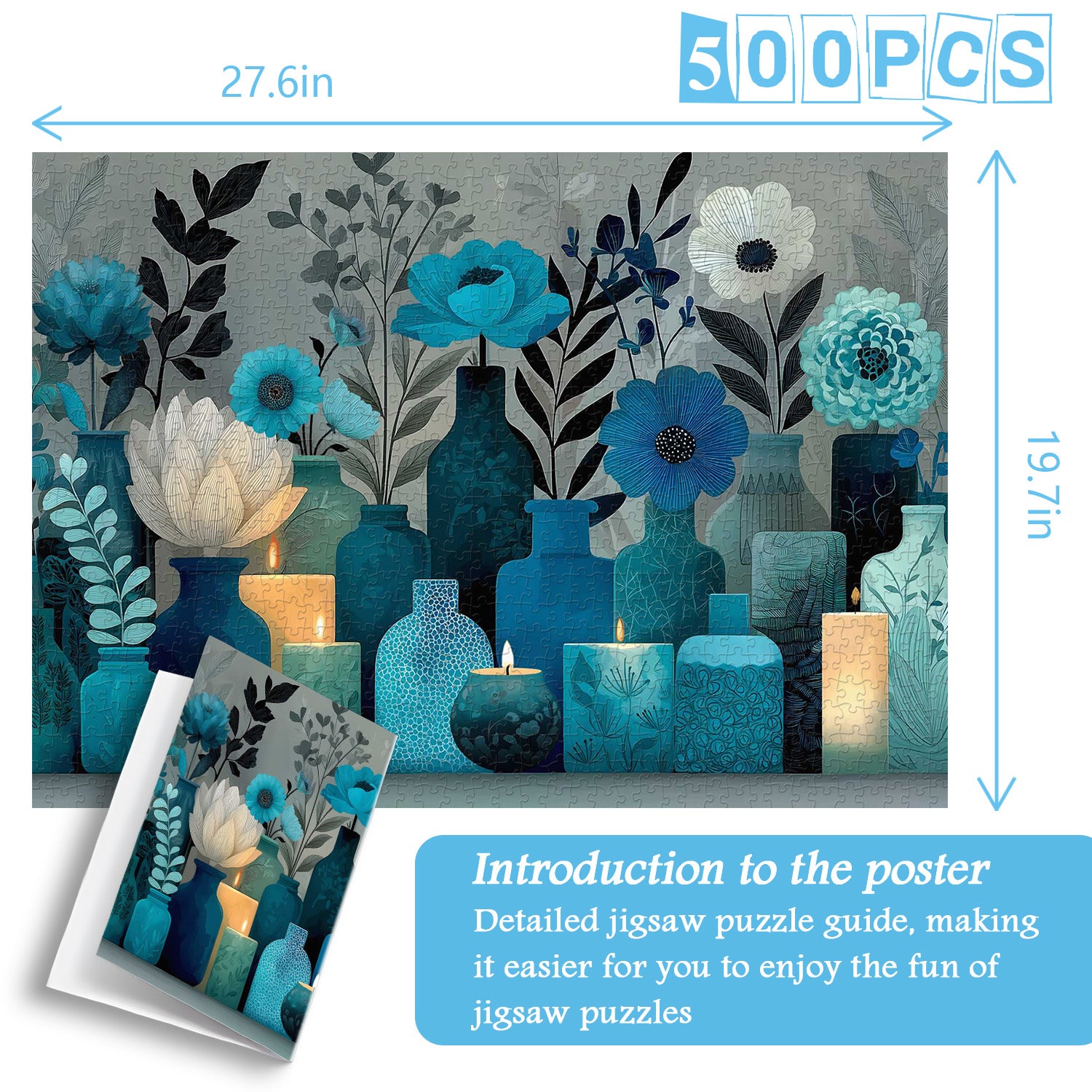 Indigo Whisper Jigsaw Puzzle 1000 Stücke