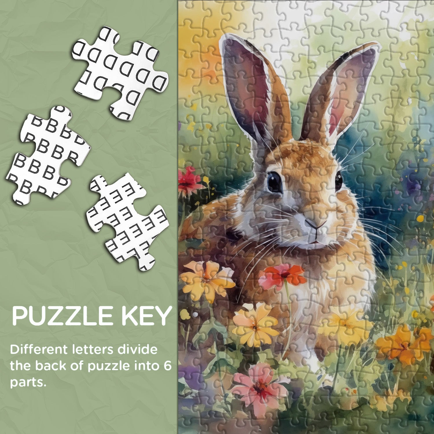 Blossom Bunny Jigsaw Puzzle 1000 Pieces