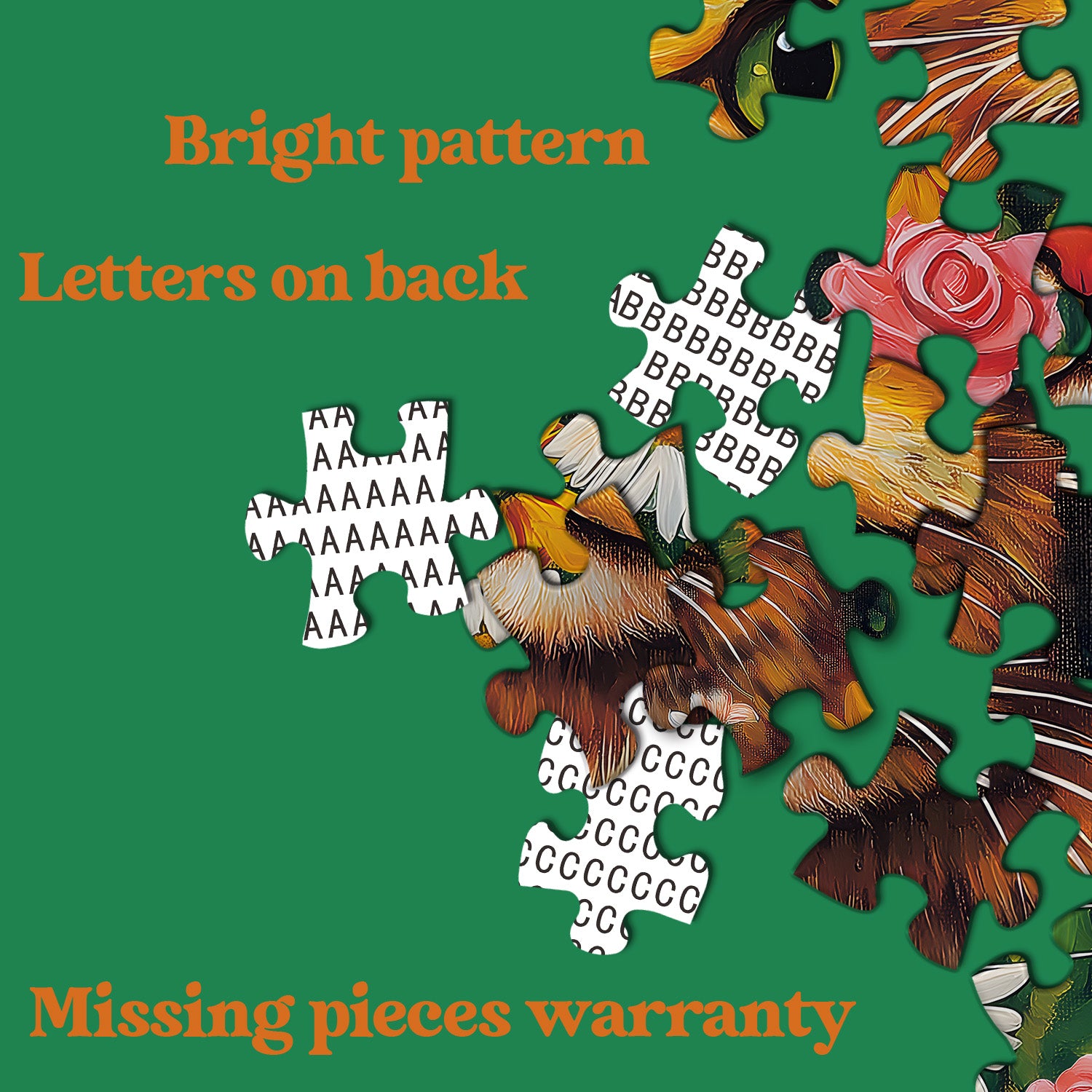 Garden Cat puzzle puzzle 1000 pezzi
