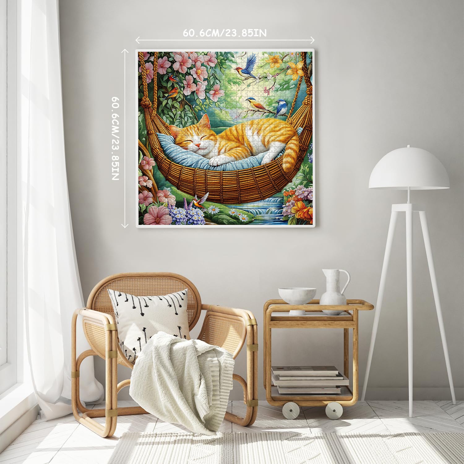 Garden Sleeping Kitten puzzle puzzle 1000 pezzi