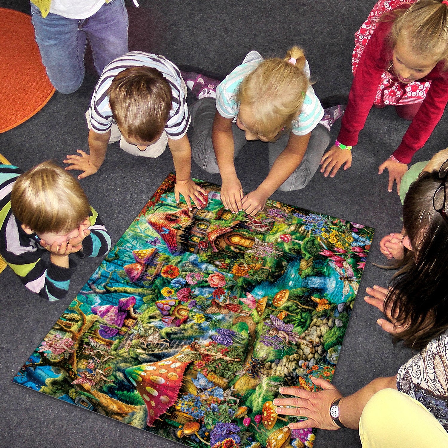 Blumenfeen Land Jigsaw Puzzle 1000 Stücke