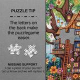 Blumenbaumhouse -Puzzle 1000 Stücke