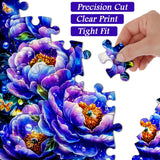 Pun puzzle azzurro di floreali 1000 pezzi