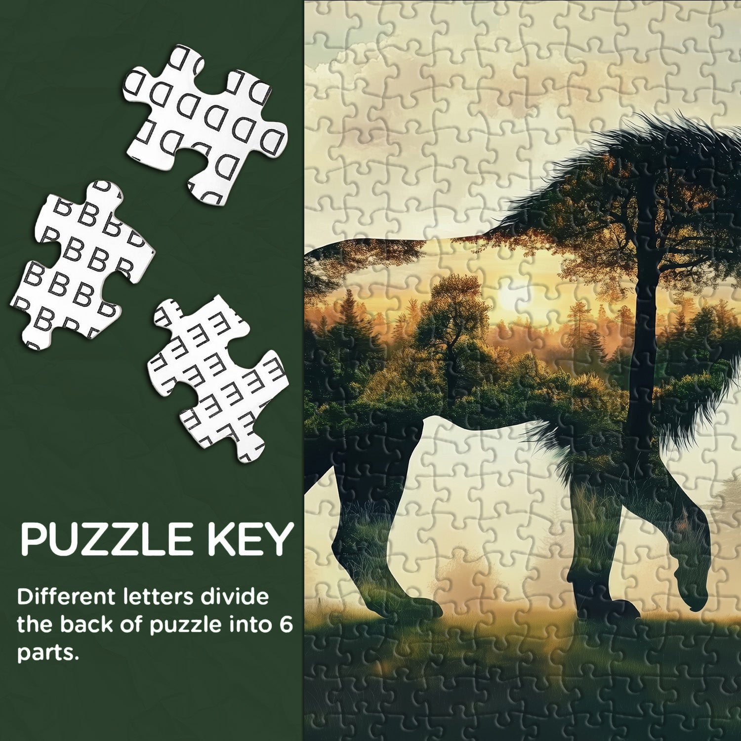 Forest King Jigsaw Puzzle 1000 pezzi