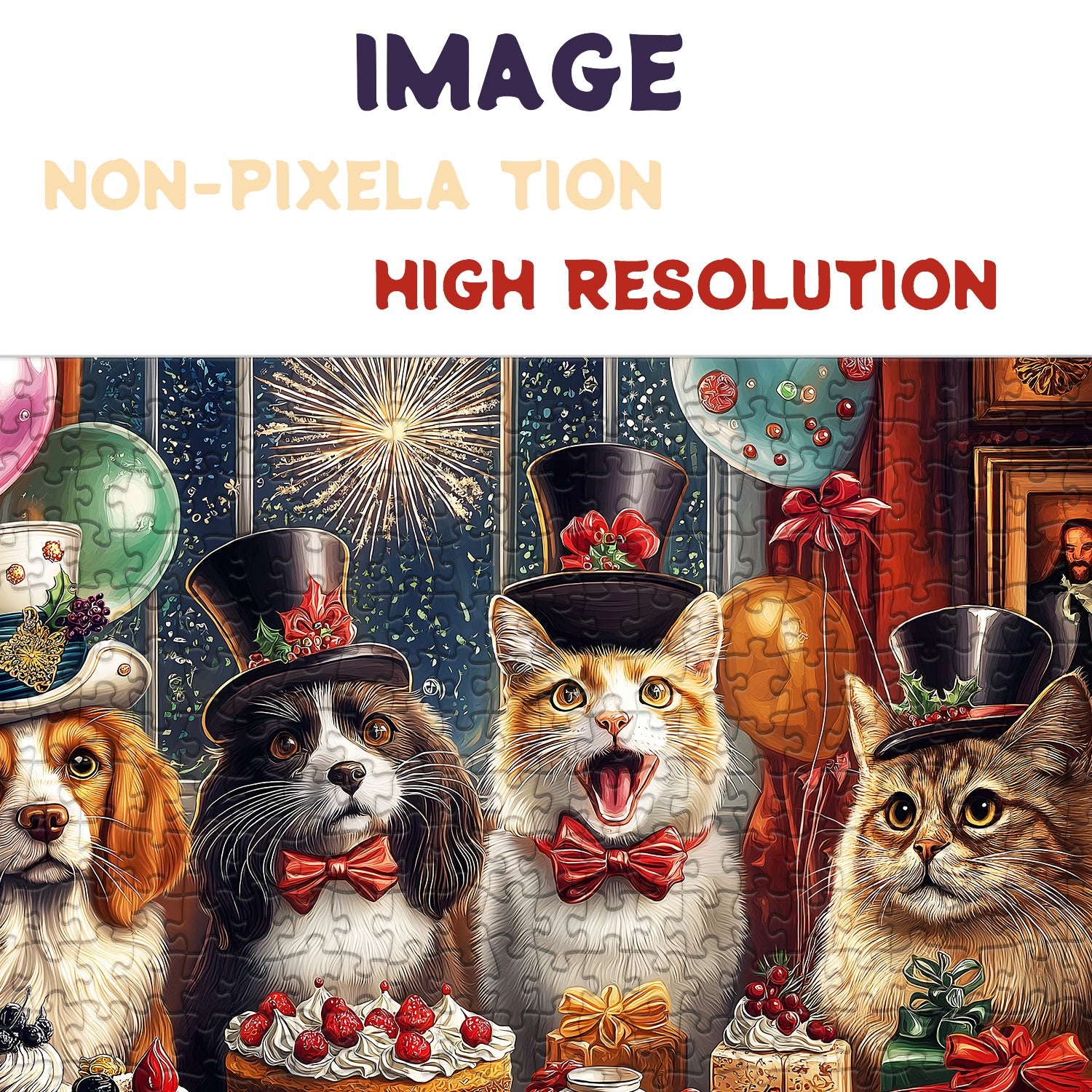Punti di puzzle per animali domestici 1000 pezzi