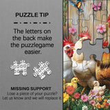Happy Henhouse Gathering puzzle puzzle 1000 pezzi