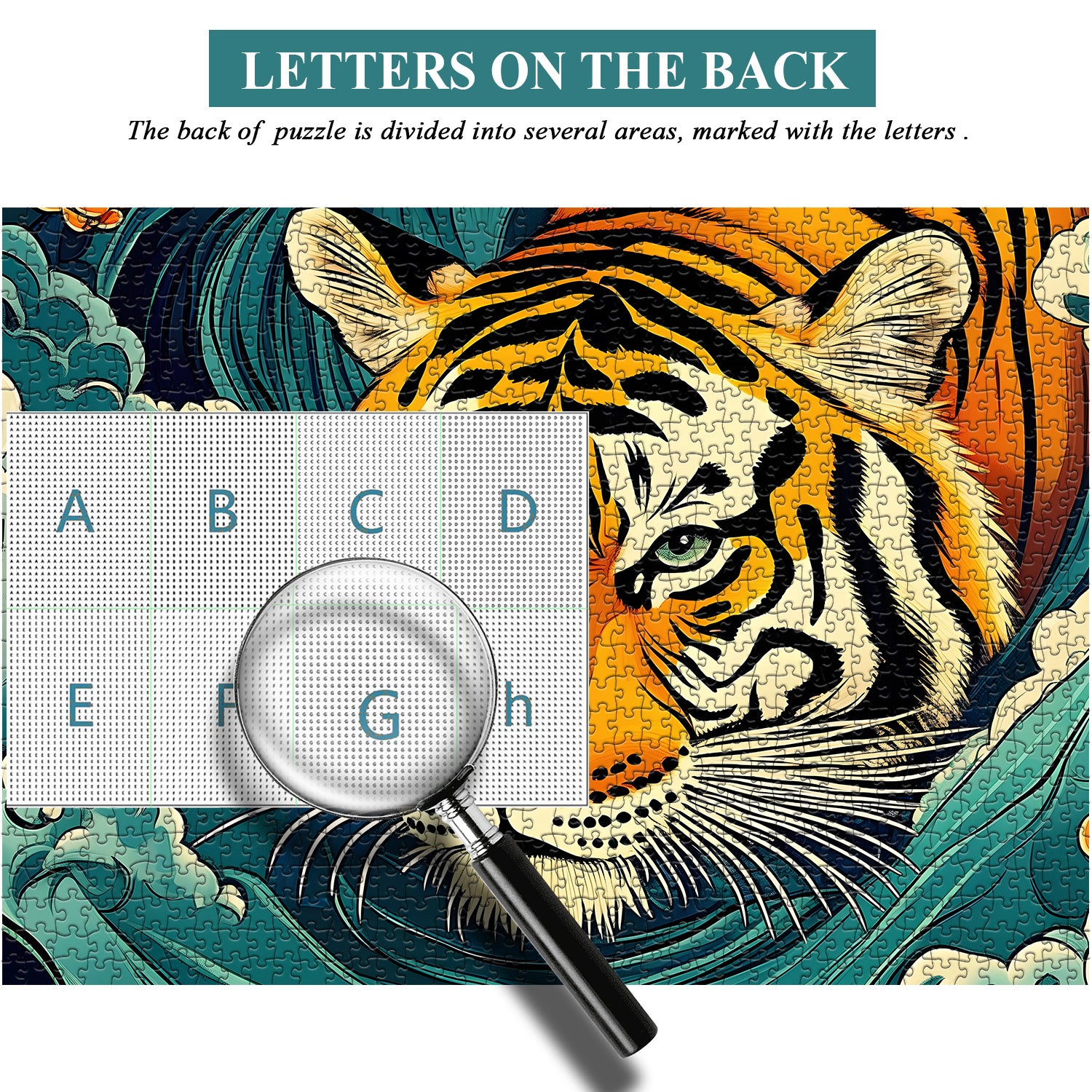 Mighty Tiger Jigsaw Puzzle 1000 pièces