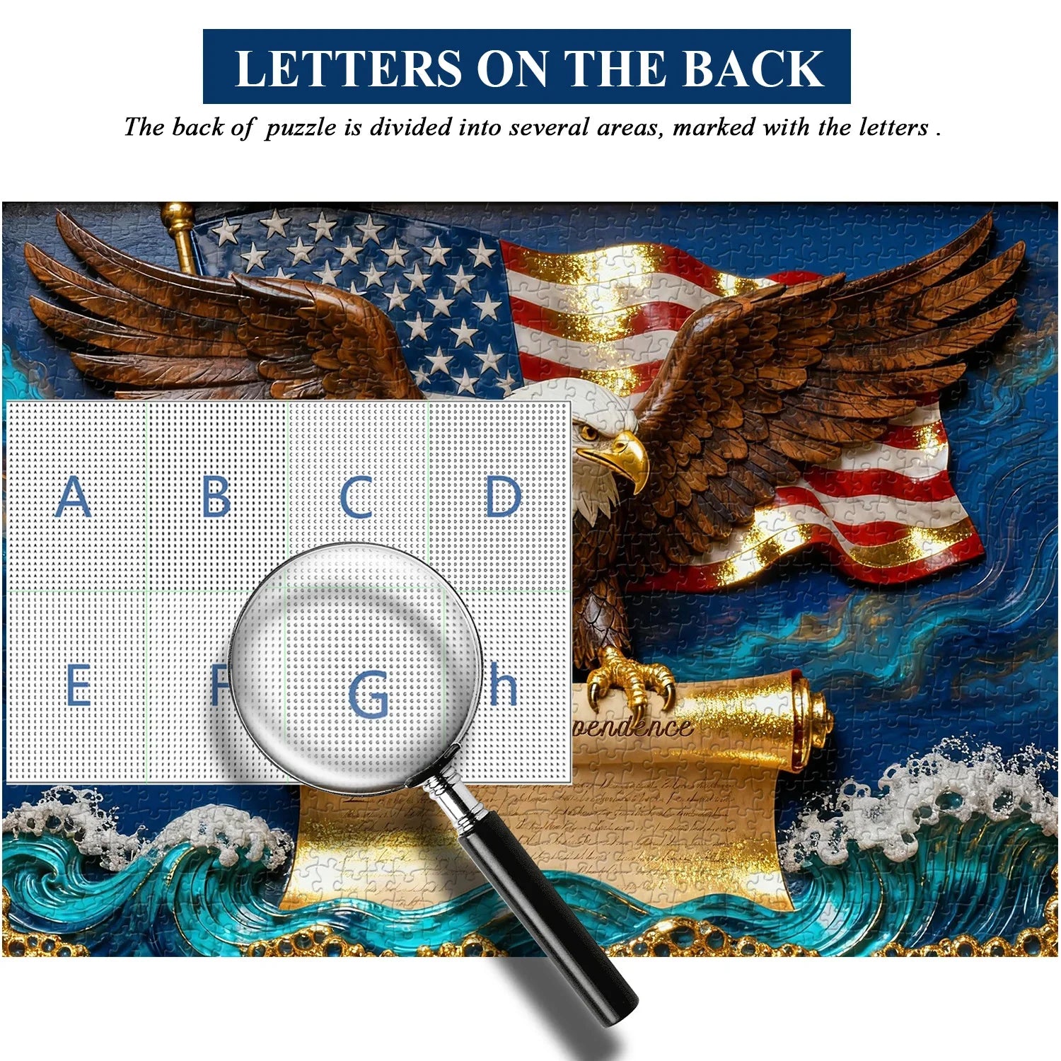 Puzzle Aigle de la Liberté 1000 pièces