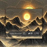 Golden Mountains Jigsaw Puzzle 1000 Pieces