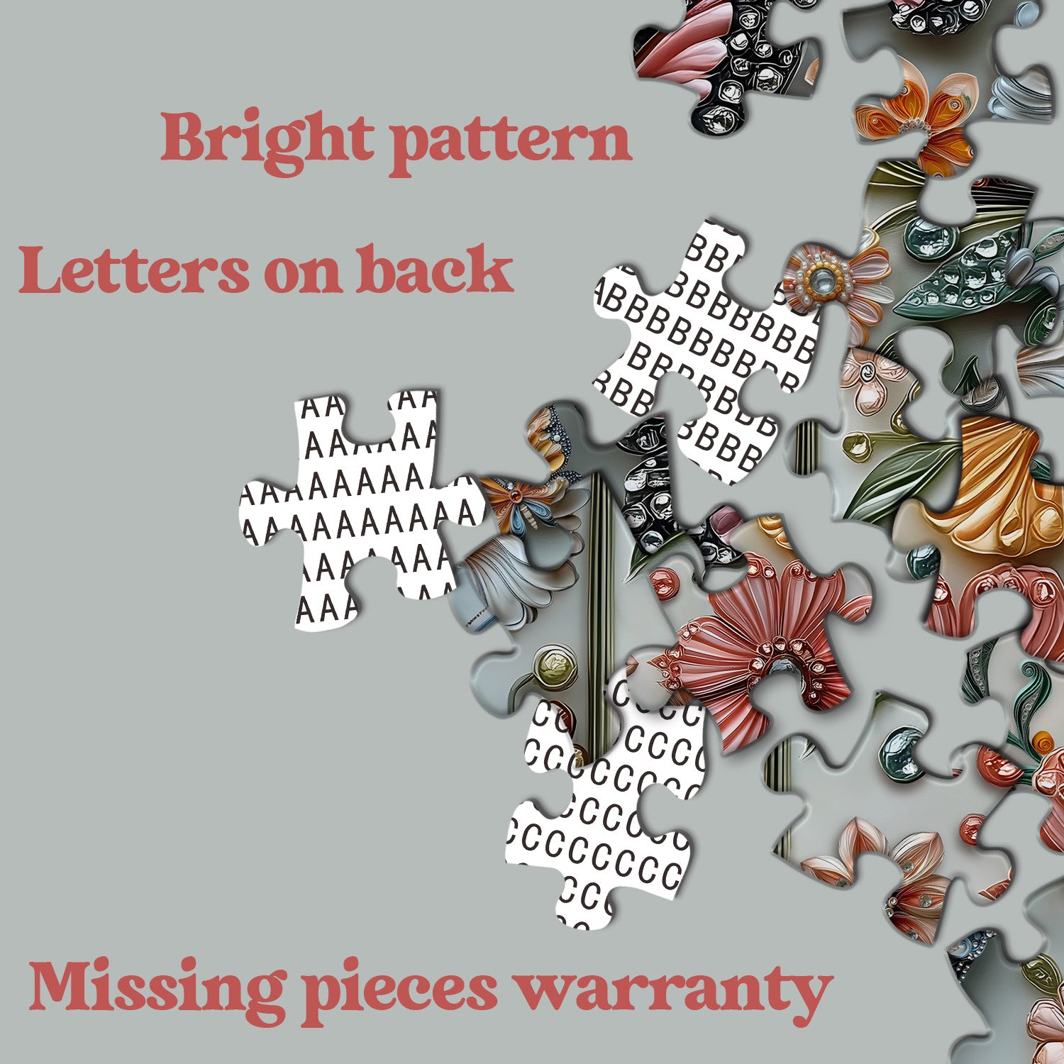 Pagine fiorite puzzle puzzle 1000 pezzi