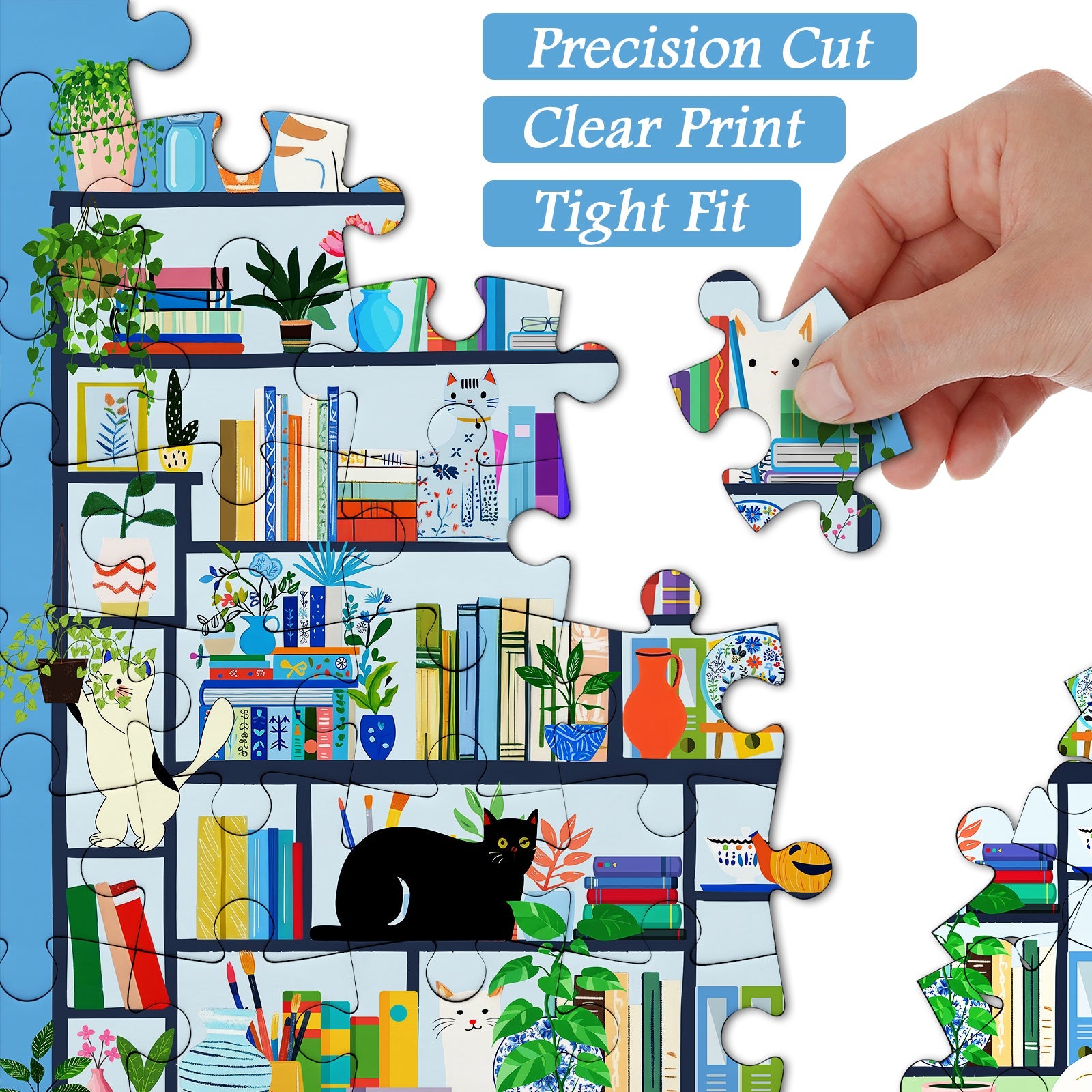Inky Cat Stamts puzzle puzzle 1000 pezzi