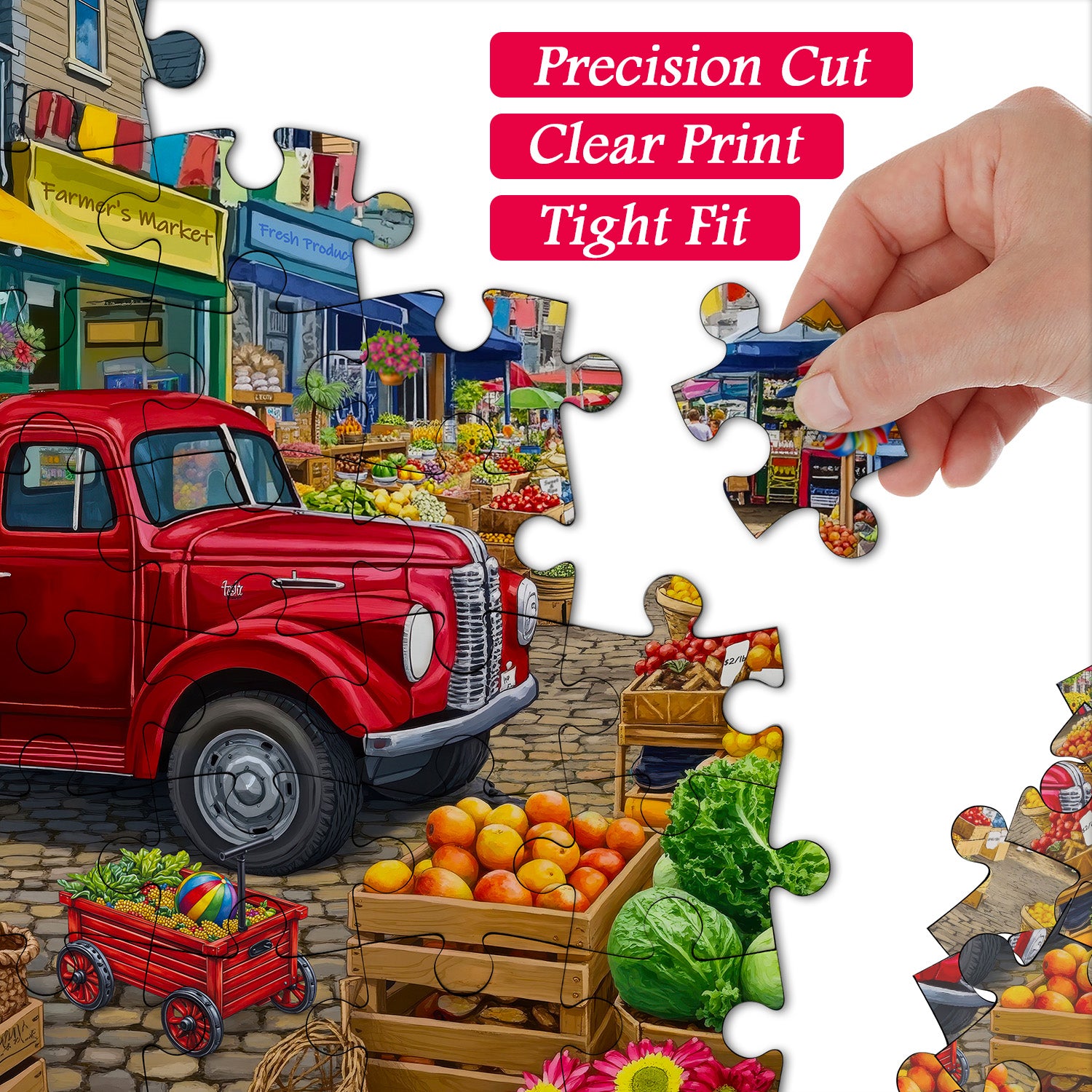 Vibrante puzzle bazar puzzle 1000 pezzi