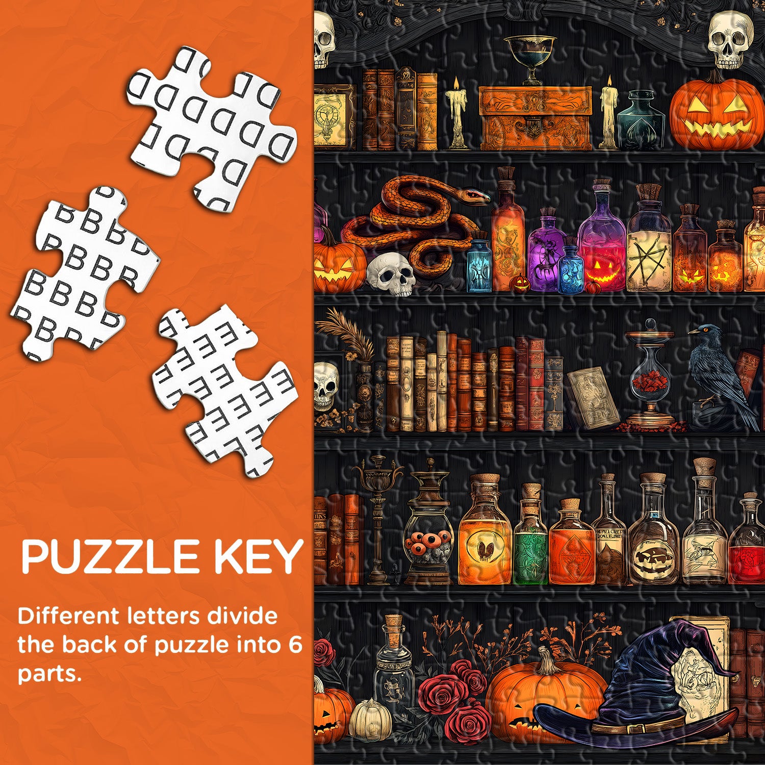 Witch's Cabinet Jigsaw Puzzle 1000 pezzi