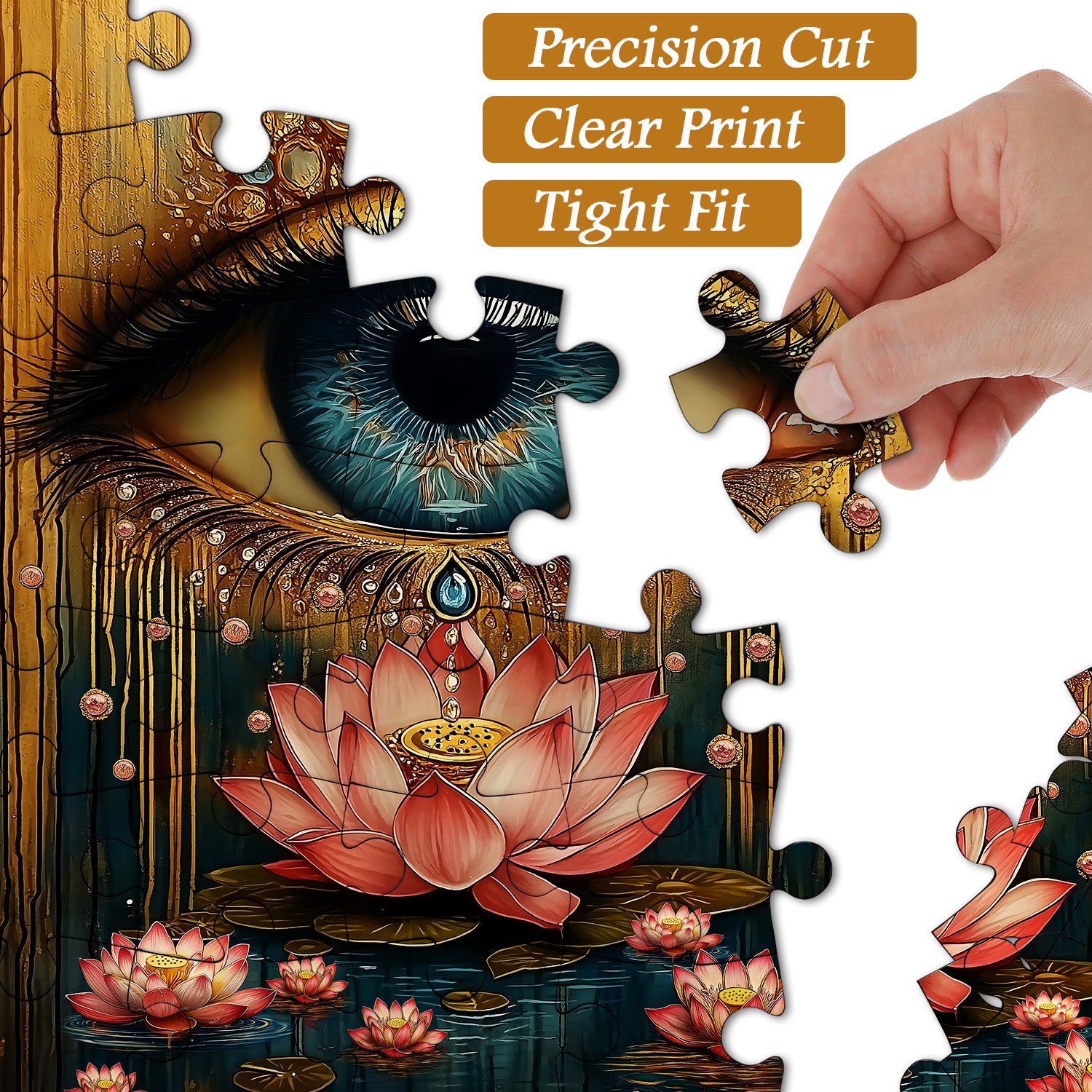 Mystic Lotus Eye Jigsaw Puzzle 1000 pezzi