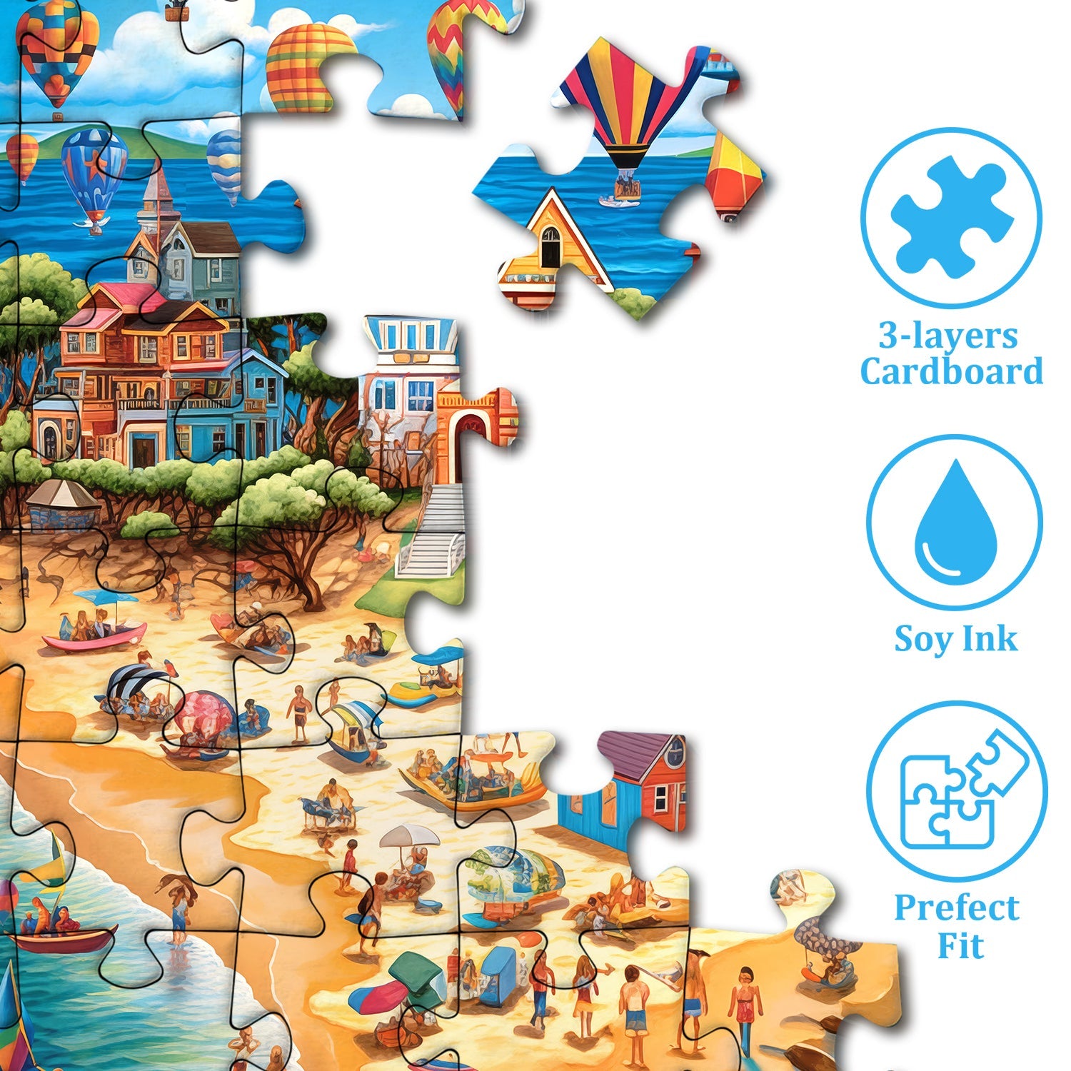 Sunny Beach Jigsaw Puzzles 1000 Pieces