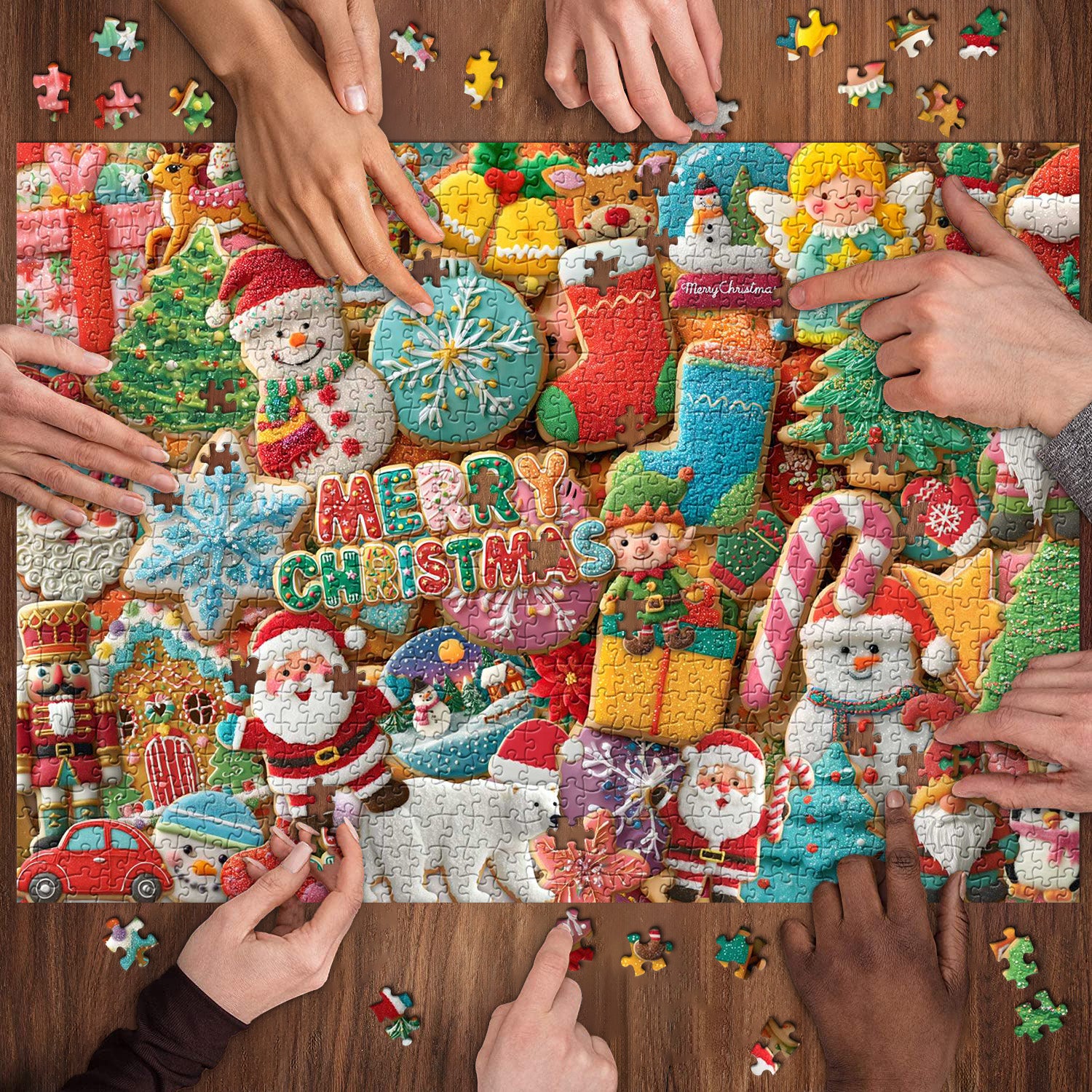Dolce puzzle di Natale 1000 pezzi