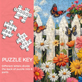 Puzzle giardino farfalla puzzle 1000 pezzi