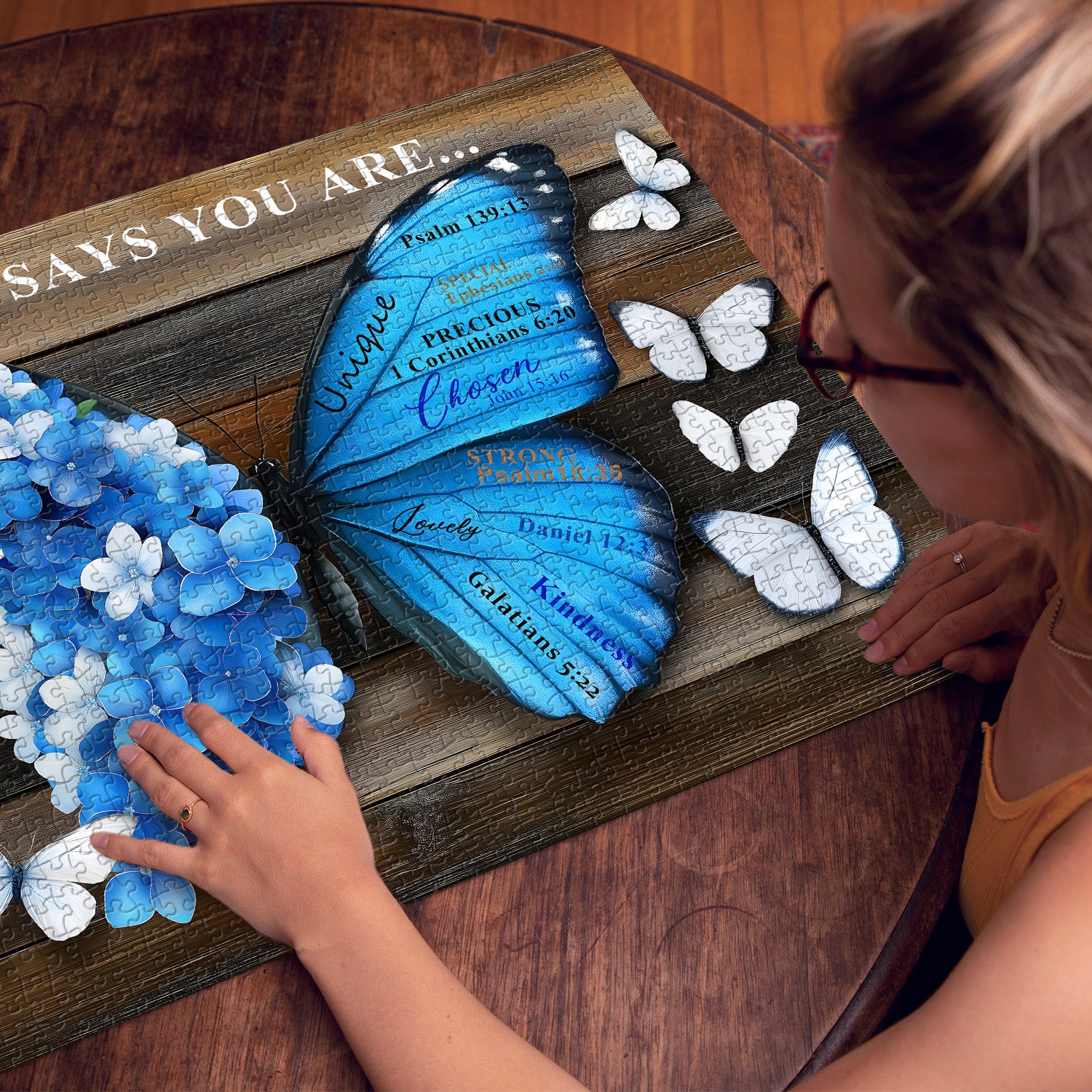 Button Wings Blessing puzzle puzzle 1000 pezzi