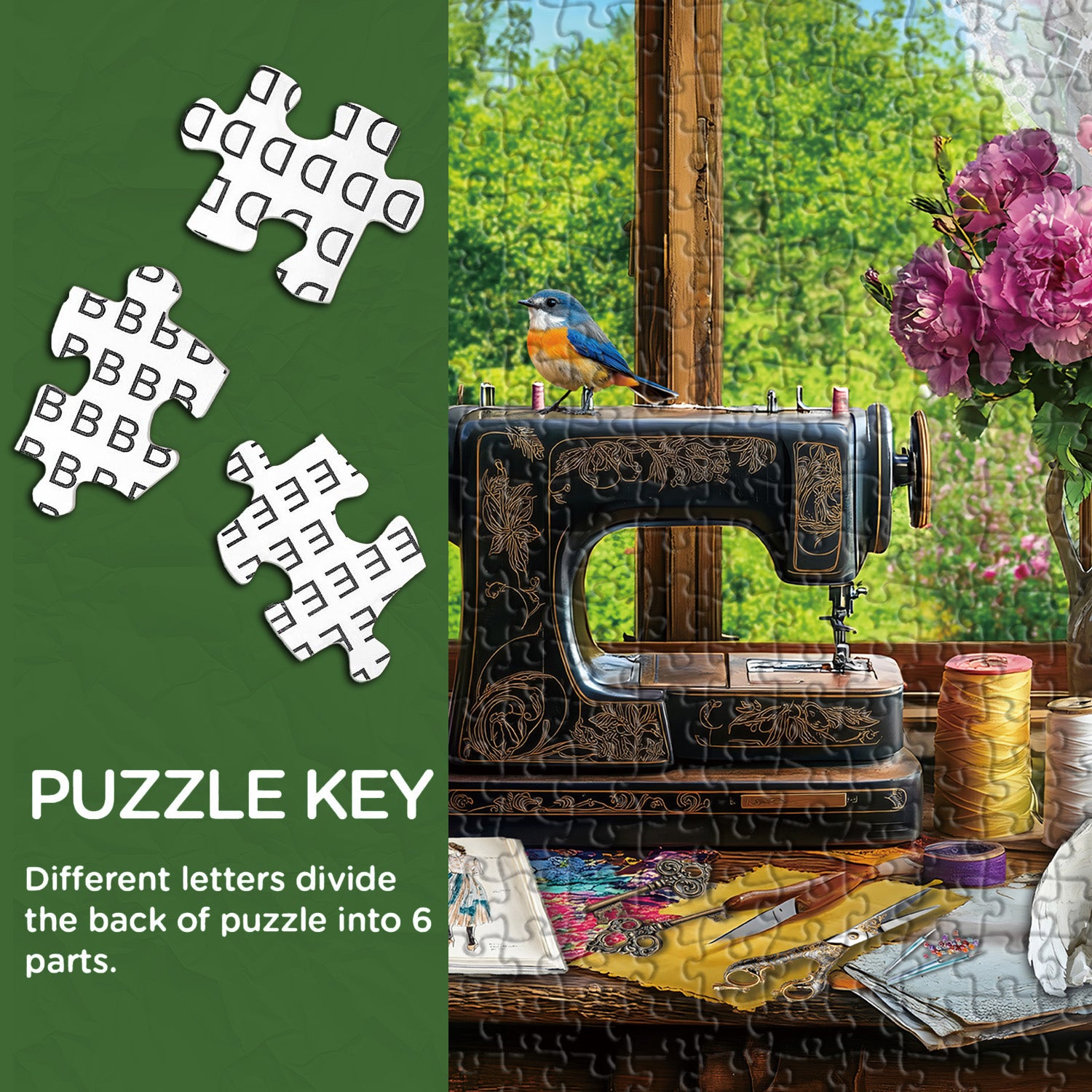 Stiche von Frühlings -Puzzles 1000 Stücke