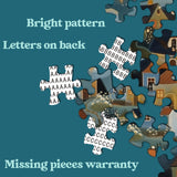 Silent Brook Village Jigsaw Puzzle 1000 pezzi