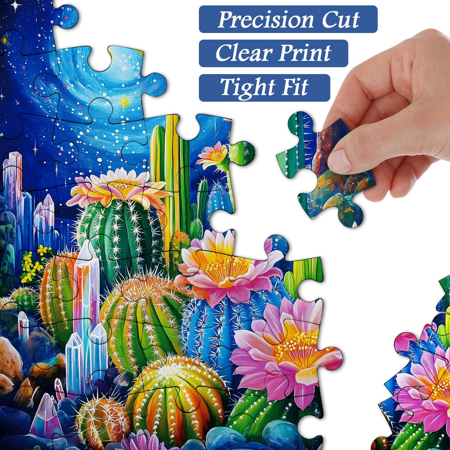 Pun puzzle azzurro stellare 1000